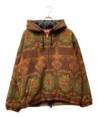 SUPREMEシュプリーム）の古着「WOVEN HOODED JACKET」｜ブラウン