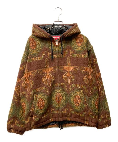SUPREME（シュプリーム）Supreme (シュプリーム) WOVEN HOODED JACKET ブラウン サイズ:Lの古着・服飾アイテム