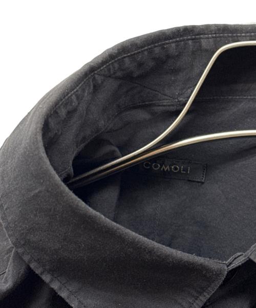 COMOLI（コモリ）COMOLI (コモリ) コモリシャツ ブラック サイズ:4の古着・服飾アイテム