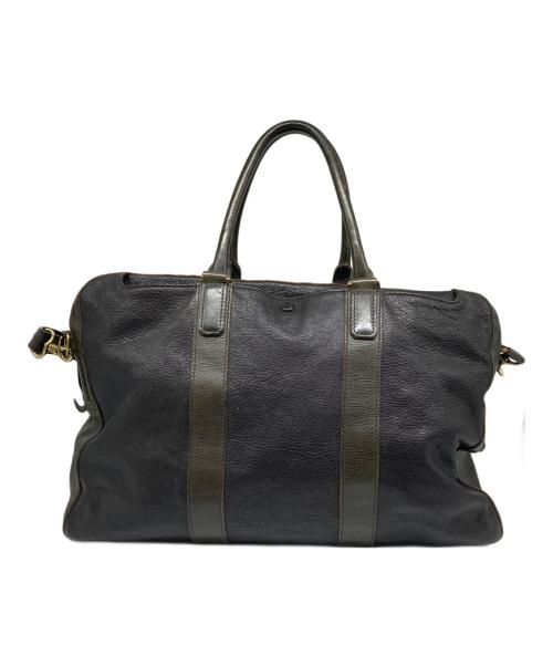 dan genten（ダン ゲンテン）dan genten (ダン ゲンテン) 2WAYボストンバッグ ブラック×カーキの古着・服飾アイテム