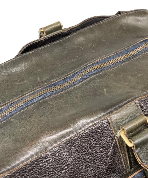 dan genten（ダン ゲンテン）dan genten (ダン ゲンテン) 2WAYボストンバッグ ブラック×カーキの古着・服飾アイテム