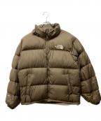THE NORTH FACEザ ノース フェイス）の古着「バックセンターロゴヌプシジャケット」｜ブラウン