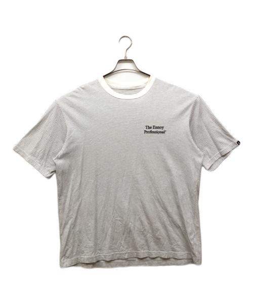 ENNOY（エンノイ）ENNOY (エンノイ) ボーダーカットソー ホワイト サイズ:XLの古着・服飾アイテム