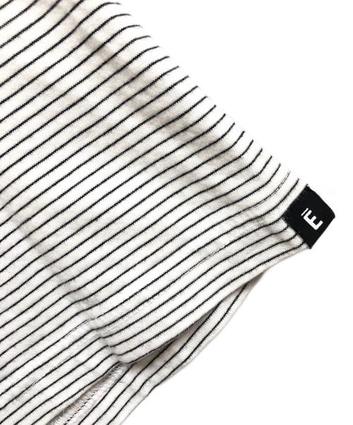 ENNOY（エンノイ）ENNOY (エンノイ) ボーダーカットソー ホワイト サイズ:XLの古着・服飾アイテム