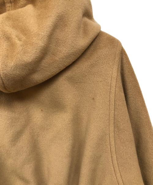MaxMara（マックスマーラ）MaxMara (マックスマーラ) カシミヤ混フードファーキルティングコート ブラウン サイズ:38の古着・服飾アイテム