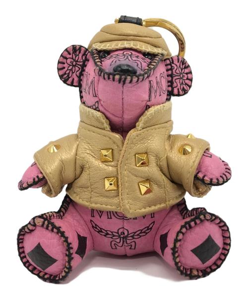 MCM（エムシーエム）MCM (エムシーエム) ヴィセトス ピンク ベア キーホルダーチャーム ピンクの古着・服飾アイテム