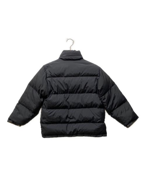 Burberry's（バーバリー）Burberry's (バーバリーズ) ノヴァチェックライニングダウンジャケット ブラック×イエロー サイズ:size140の古着・服飾アイテム