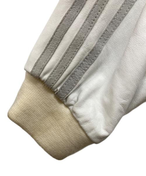 adidas Originals（アディダスオリジナル）adidas originals (アディダスオリジナル) 00s レザートラックジャケット ホワイト サイズ:Mの古着・服飾アイテム