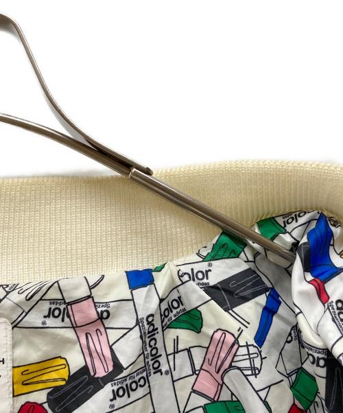 adidas Originals（アディダスオリジナル）adidas originals (アディダスオリジナル) 00s レザートラックジャケット ホワイト サイズ:Mの古着・服飾アイテム