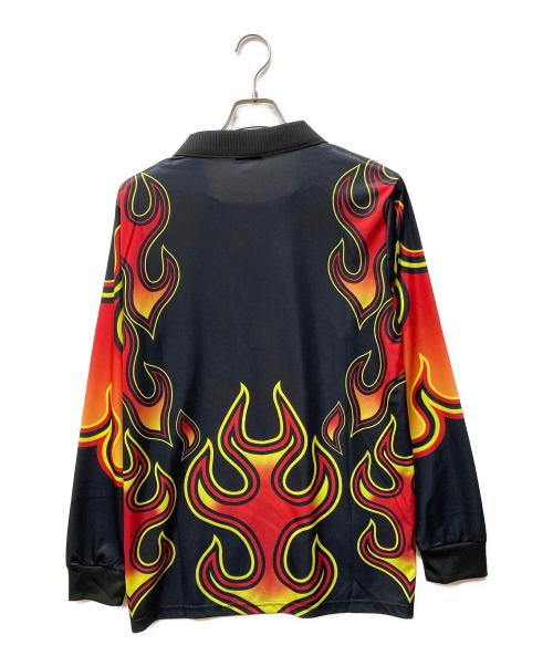 asics（アシックス）asics (アシックス) 98年 FIFA フランスWC 日本代表 GK シャツ ブラック×レッド サイズ:Lの古着・服飾アイテム