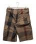 BURBERRY LONDON (バーバリーロンドン) メガチェックカーゴショーツ カーキ サイズ:M：6000円