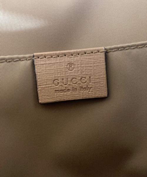 GUCCI（グッチ）GUCCI (グッチ) チルドレンズ キトゥン キャット 2WAYバッグ グリーン×ブラウンの古着・服飾アイテム
