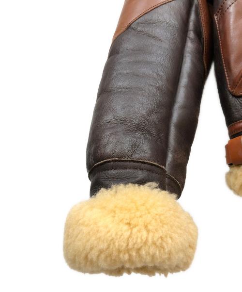 Aero LEATHER（エアロレザー）Aero LEATHER (エアロレザー) B-3 フライトジャケット ブラウン サイズ:size36の古着・服飾アイテム