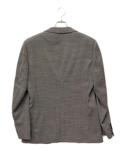 GIORGIO ARMANI（ジョルジョアルマーニ）GIORGIO ARMANI (ジョルジョアルマーニ) GEORGE テーラードジャケット ホワイト×ブラック サイズ:SIZE 50の古着・服飾アイテム
