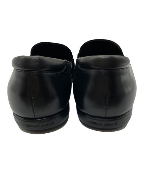 GIORGIO ARMANI（ジョルジョアルマーニ）GIORGIO ARMANI (ジョルジョアルマーニ) ドライビングシューズ ブラック サイズ:SIZE 40の古着・服飾アイテム