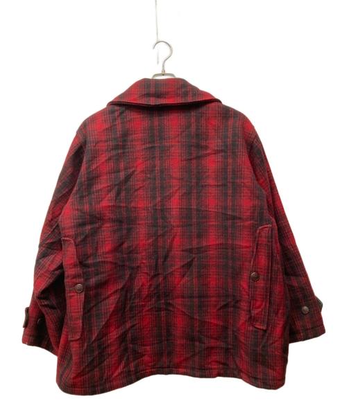 WOOLRICH（ウールリッチ）WOOLRICH (ウールリッチ) バッファローチェックハンティングジャケット レッド サイズ:SIZE 46の古着・服飾アイテム