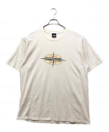 stussy（ステューシー）の古着「コンパスロゴTシャツ」｜ホワイト