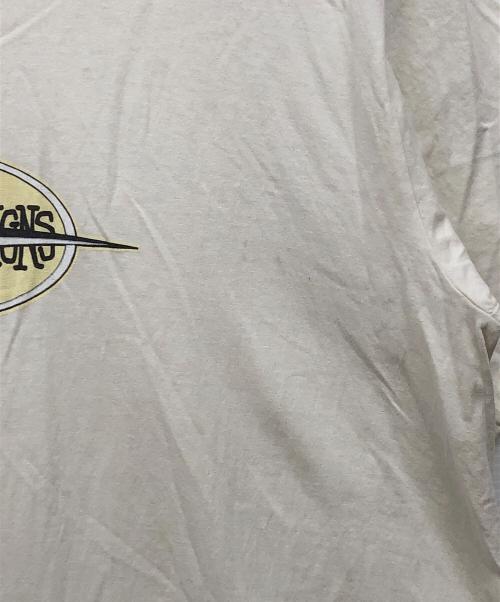 stussy（ステューシー）stussy (ステューシー) コンパスロゴTシャツ ホワイト サイズ:Lの古着・服飾アイテム