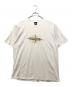 stussy（ステューシー）の古着「コンパスロゴTシャツ」｜ホワイト