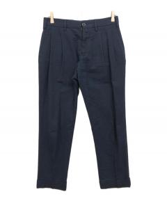 90ss ISSEY MIYAKE MEN ウールギャバワイドスラックス 中古・古着通販】ISSEY MIYAKE MEN (イッセイミヤケメン) タック