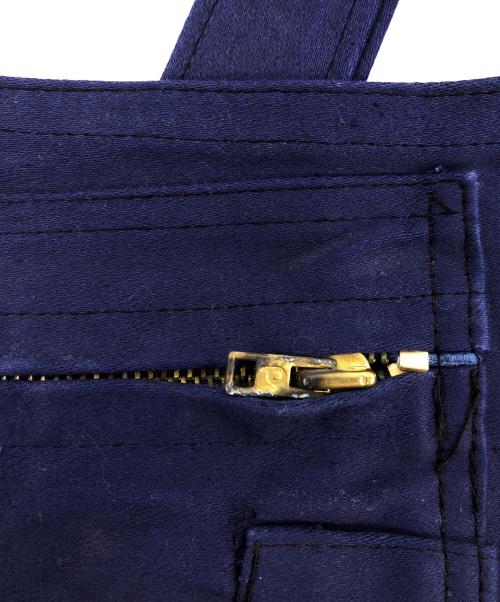A ST. MICHEL（A ST. MICHEL）A ST. MICHEL (A ST. MICHEL) モールスキンオーバーオール ブルー サイズ:48の古着・服飾アイテム