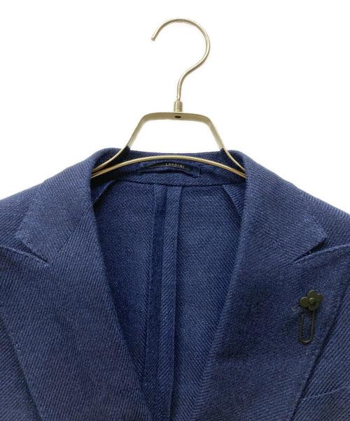 LARDINI（ラルディーニ）LARDINI (ラルディーニ) 銀ボタンダブルテーラードジャケット ネイビー サイズ:SIZE 48の古着・服飾アイテム