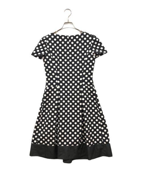 M'S GRACY（エムズグレイシー）M'S GRACY (エムズグレイシー) リボンドットワンピース ブラック サイズ:38の古着・服飾アイテム