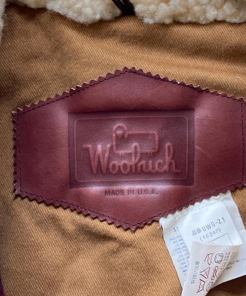 WOOLRICH（ウールリッチ）WOOLRICH (ウールリッチ) チェックボアコート レッド サイズ:SIZE Lの古着・服飾アイテム
