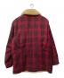 WOOLRICH (ウールリッチ) チェックボアコート レッド サイズ:SIZE L：9000円