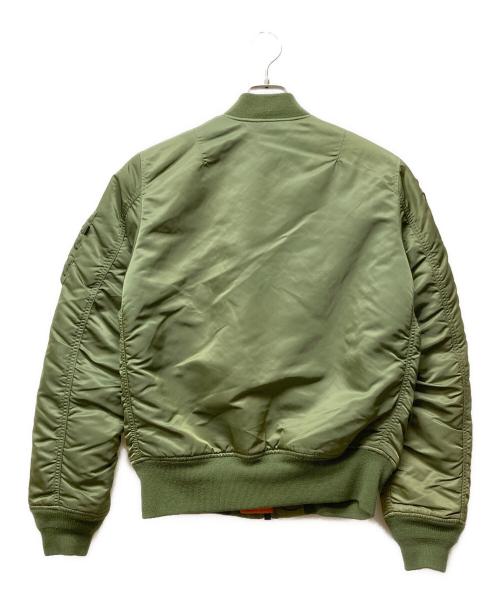 ALPHA INDUSTRIES（アルファインダストリーズ）ALPHA INDUSTRIES (アルファインダストリーズ) MA-1 フライトジャケット オリーブ サイズ:Mの古着・服飾アイテム