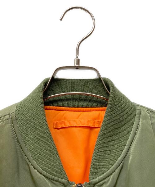 ALPHA INDUSTRIES（アルファインダストリーズ）ALPHA INDUSTRIES (アルファインダストリーズ) MA-1 フライトジャケット オリーブ サイズ:Mの古着・服飾アイテム