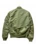 ALPHA INDUSTRIES (アルファインダストリーズ) MA-1 フライトジャケット オリーブ サイズ:M：10000円