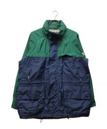 NAUTICA（ノーティカ）の古着「オールドナイロンジャケット」｜ネイビー×グリーン