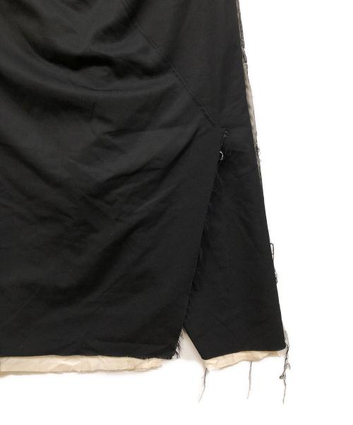 sulvam（サルバム）sulvam (サルバム) BED J.W. FORD (ベッドフォード) 再構築ワイドパンツ ブラックの古着・服飾アイテム