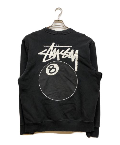 stussy（ステューシー）stussy (ステューシー) 8 BALL CREW ブラック サイズ:Ⅼの古着・服飾アイテム
