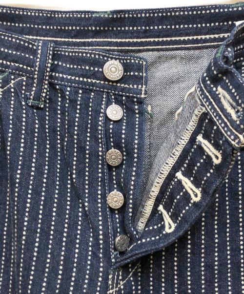 THE FLAT HEAD（ザ・フラットヘッド）THE FLAT HEAD (ザ・フラットヘッド) ウォバッシュ ペインターパンツ インディゴ サイズ:31の古着・服飾アイテム