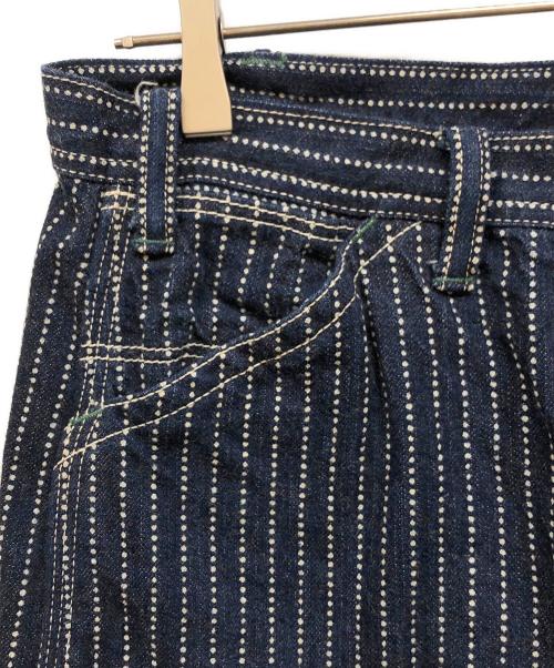 THE FLAT HEAD（ザ・フラットヘッド）THE FLAT HEAD (ザ・フラットヘッド) ウォバッシュ ペインターパンツ インディゴ サイズ:31の古着・服飾アイテム