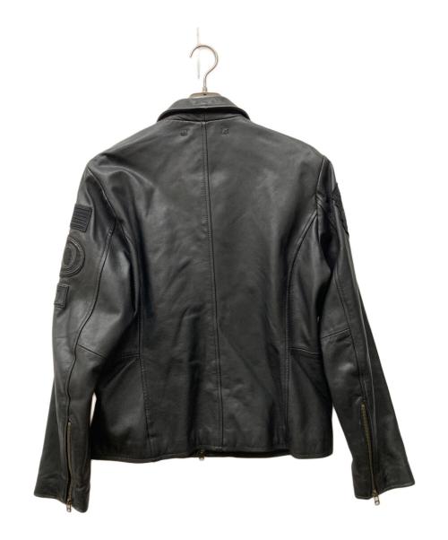 AVIREX（アヴィレックス）AVIREX (アヴィレックス) PATCHED TRUCKER JACKET ブラック サイズ:SIZE Lの古着・服飾アイテム