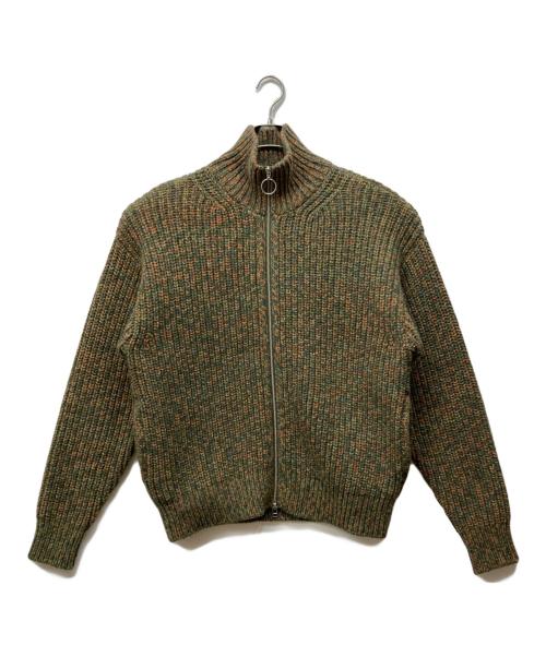 COGNOMEN（コグノーメン）COGNOMEN (コグノーメン) ニットジャケット グリーン サイズ:Lの古着・服飾アイテム