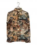 Searsシアーズ）の古着「ヴィンテージ浮世絵プリントシャツ」｜マルチカラー