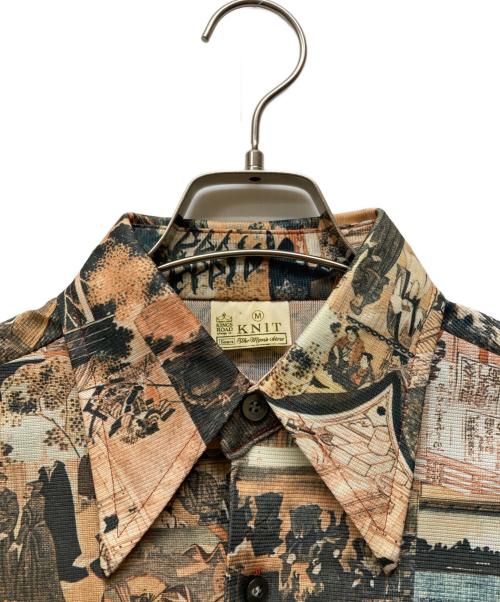 Sears（シアーズ）Sears (シアーズ) ヴィンテージ浮世絵プリントシャツ マルチカラー サイズ:Mの古着・服飾アイテム