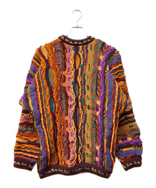 Coogi（クージー）Coogi (クージー) 3Dニット マルチカラー サイズ:Lの古着・服飾アイテム