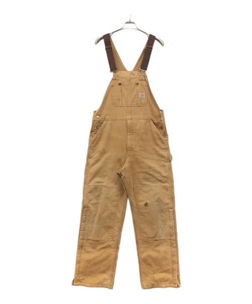 CarHartt（カーハート）CarHartt (カーハート) DUCK BIB OVERALL ブラウン サイズ:38×32の古着・服飾アイテム