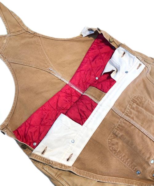 CarHartt（カーハート）CarHartt (カーハート) DUCK BIB OVERALL ブラウン サイズ:38×32の古着・服飾アイテム