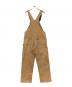 中古・古着 CarHartt (カーハート) DUCK BIB OVERALL ブラウン サイズ:38×32：15000円