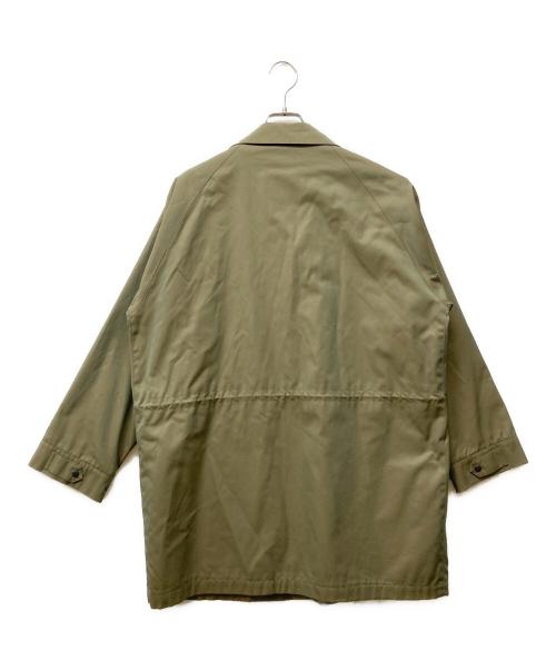 Burberry's（バーバリー）Burberry's (バーバリーズ) 1枚袖ジップアップミドルコート 玉虫色 サイズ:XLの古着・服飾アイテム