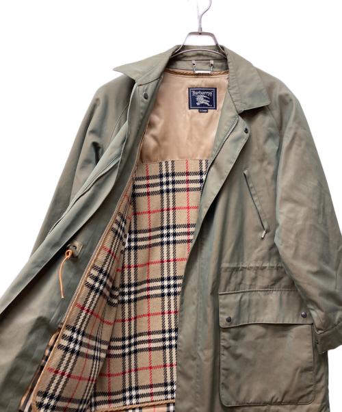 Burberry's（バーバリー）Burberry's (バーバリーズ) 1枚袖ジップアップミドルコート 玉虫色 サイズ:XLの古着・服飾アイテム