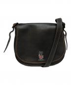 COACH×DISNEYコーチ×ディズニー）の古着「SADDLE BAG(サドルバッグ)」｜ブラック
