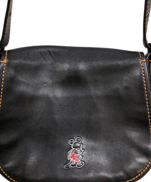 COACH（コーチ）COACH (コーチ) DISNEY (ディズニー) SADDLE BAG(サドルバッグ) ブラックの古着・服飾アイテム