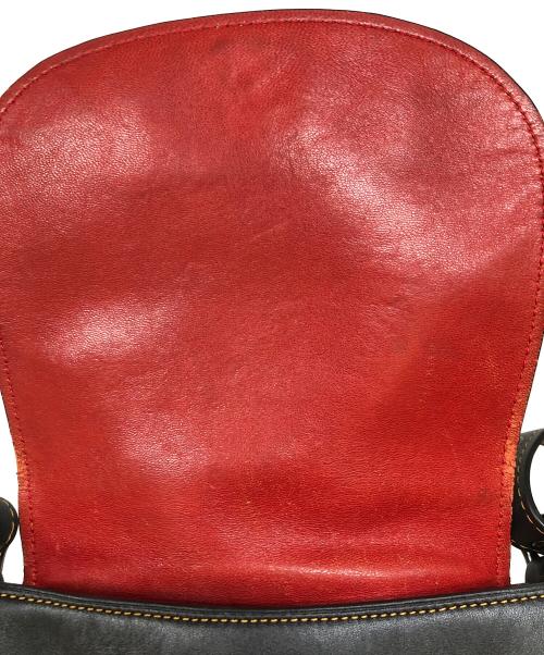 COACH（コーチ）COACH (コーチ) DISNEY (ディズニー) SADDLE BAG(サドルバッグ) ブラックの古着・服飾アイテム